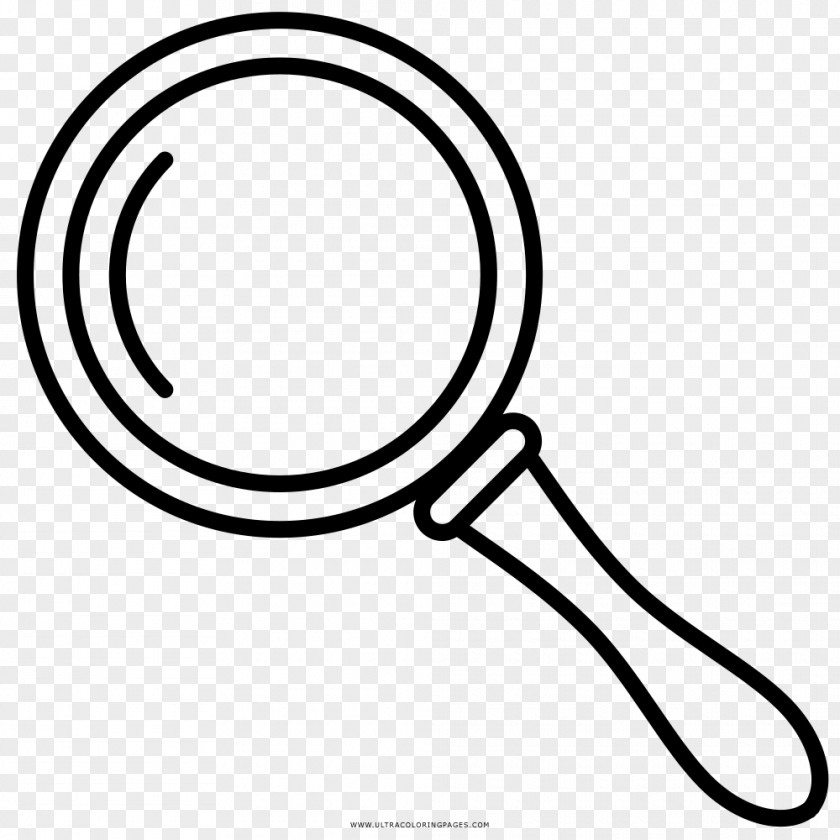 Magnifying Glass Drawing Coloring Book Clip Art PNG