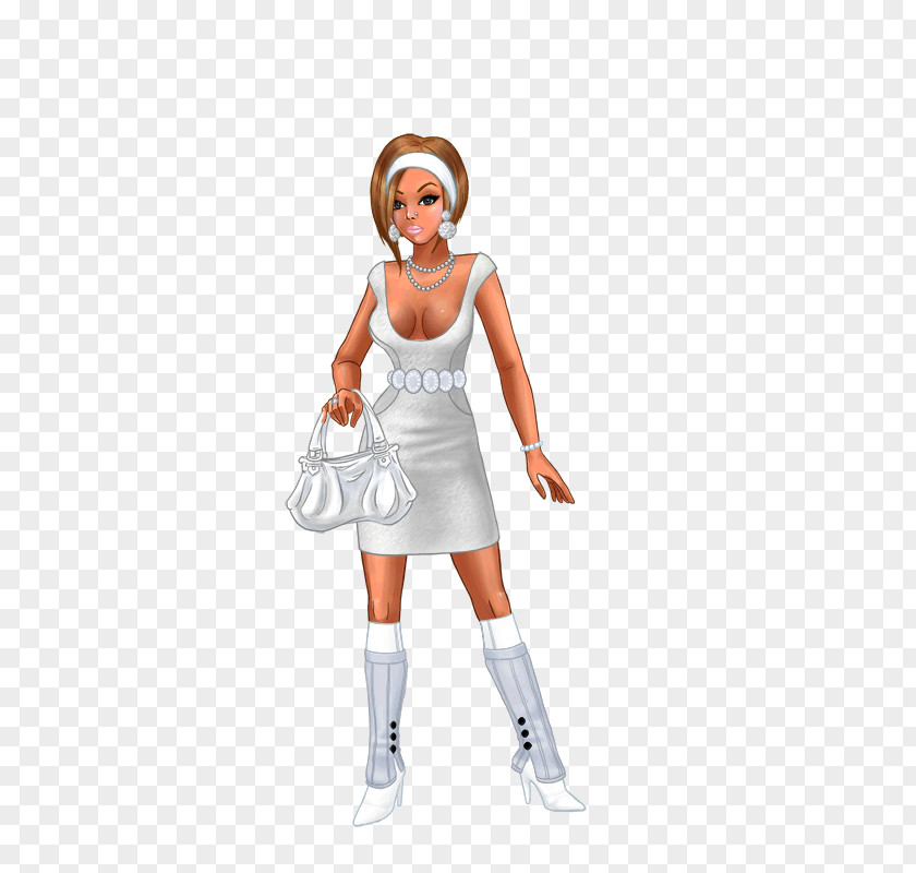 Ub Lady Popular Finger Costume Character Shoe PNG