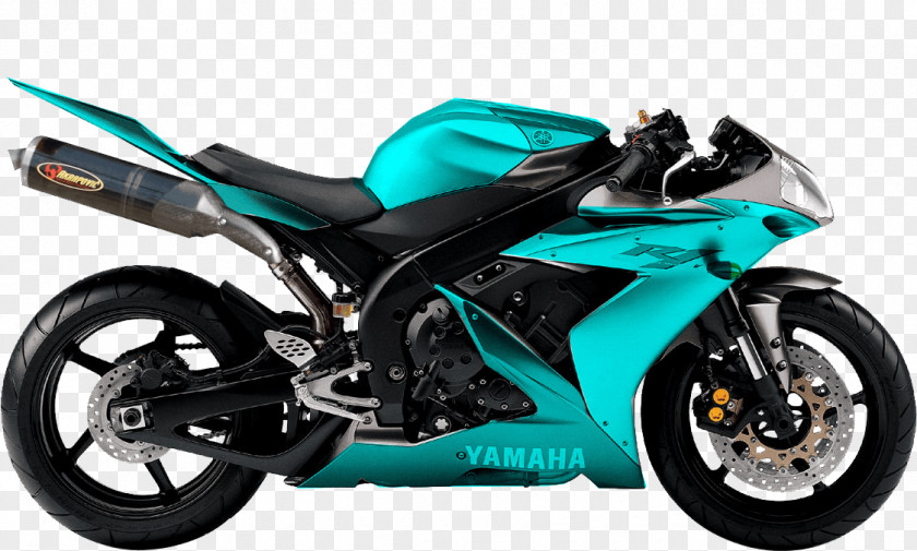 Blue Moto Image Motorcycle Yamaha YZF-R1 Motor Company Sport Bike Scooter PNG