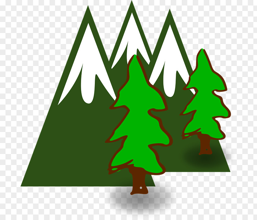 Green Mountain Pine Appalachian Mountains Range Clip Art PNG