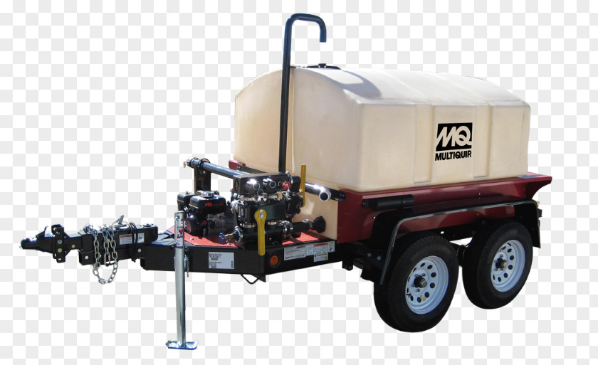 Heavy Machinery Gallon Trailer Water Tank PNG
