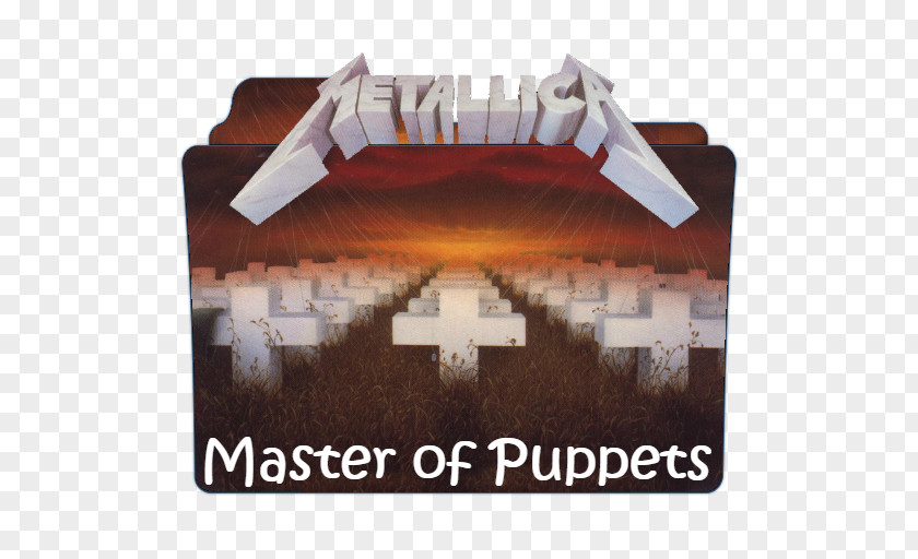 Metallica Master Of Puppets Phonograph Record LP Thrash Metal PNG