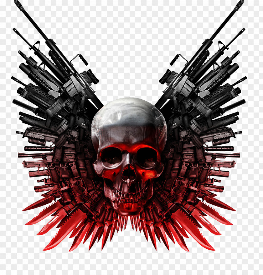 Skull The Expendables Action Film YouTube PNG