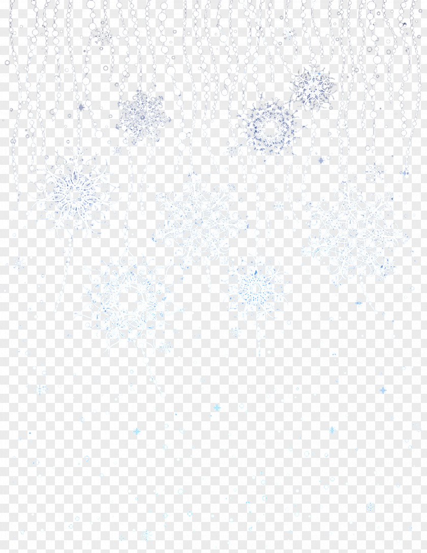 Snowflake Image Blue Pattern PNG