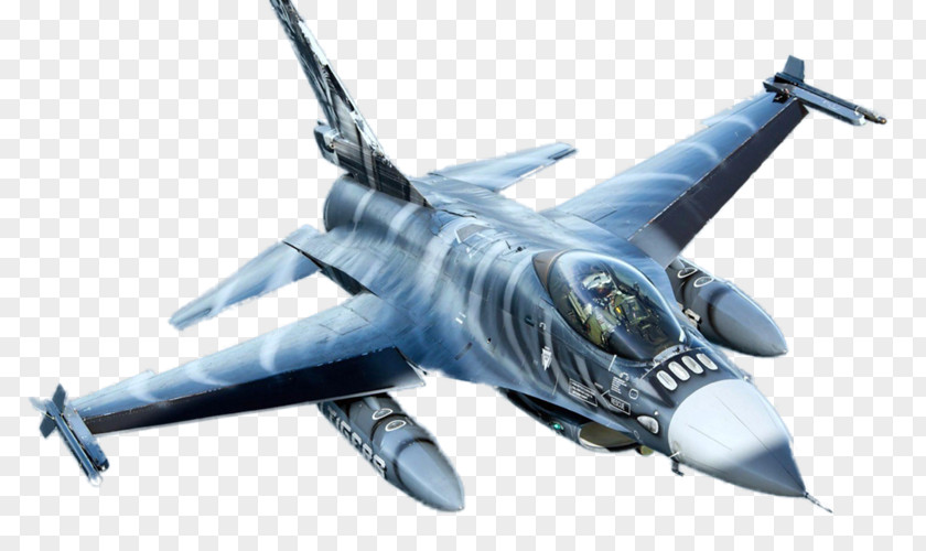Airplane General Dynamics F-16 Fighting Falcon Fighter Aircraft PNG
