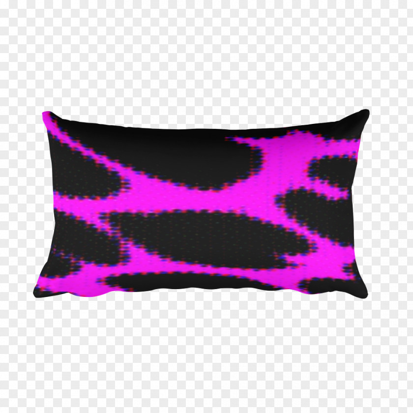 Bonanza Illustration Throw Pillows Cushion Pattern Rectangle Pink M PNG