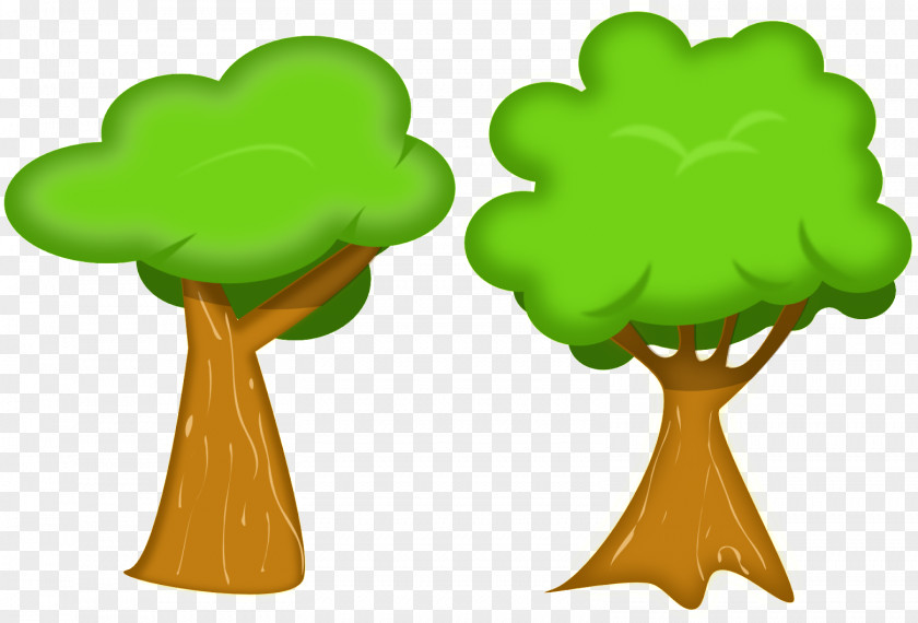 Cartoon Illustrations Tree Clip Art PNG