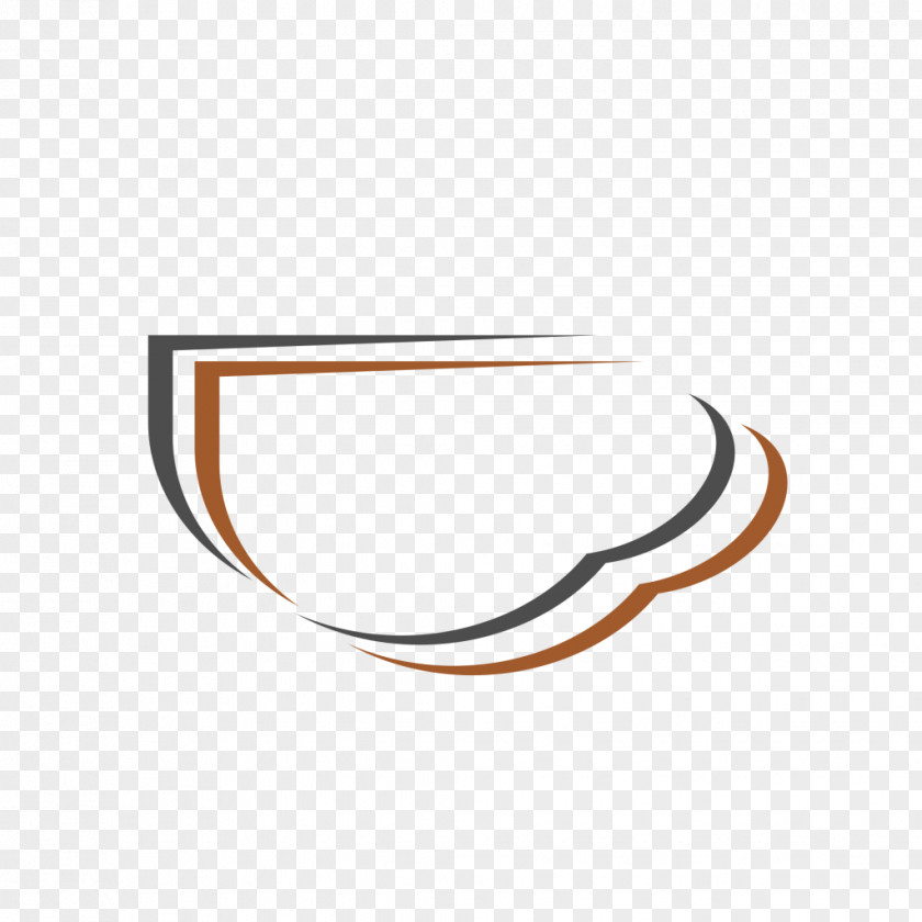 Coffee Trifold Design Vector Material Logo PNG