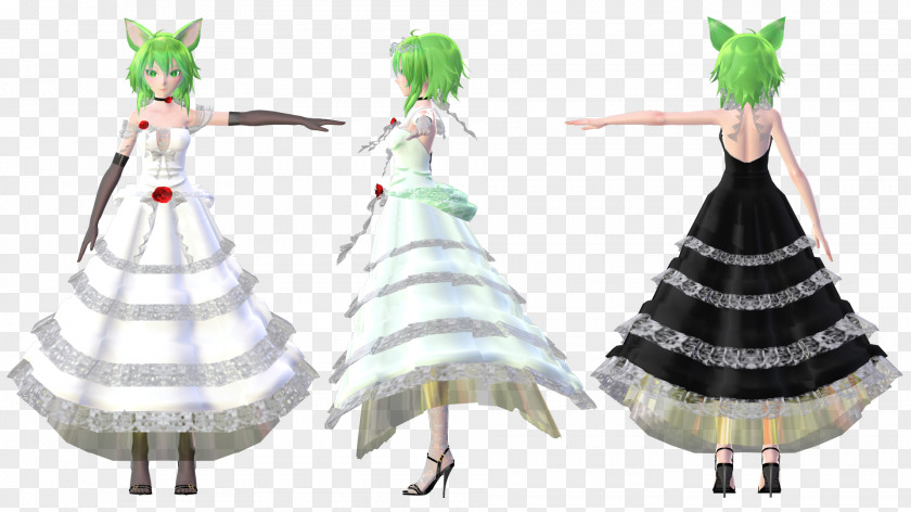 Dress Model Megpoid Clothing The Hatsune Miku PNG