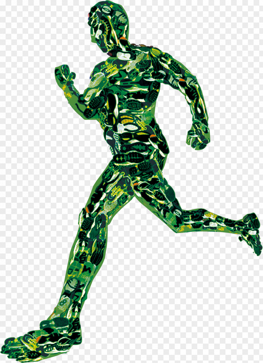 FIG Creative Movement Running Man PNG