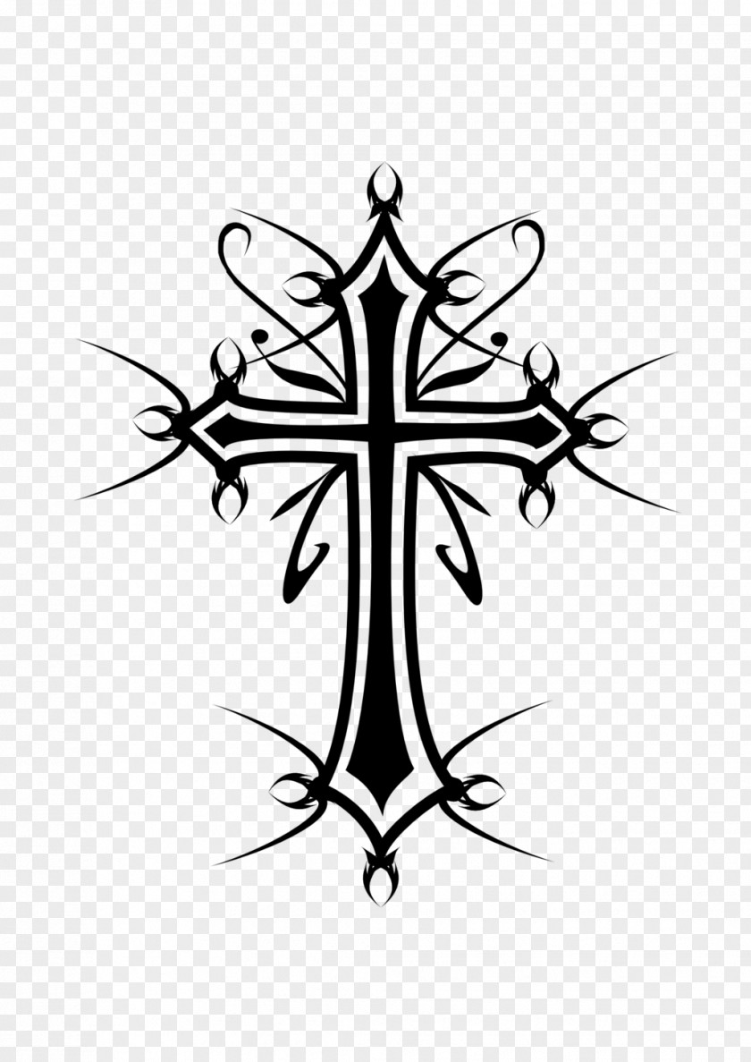 Gothic Celtic Cross Christian Drawing Clip Art PNG