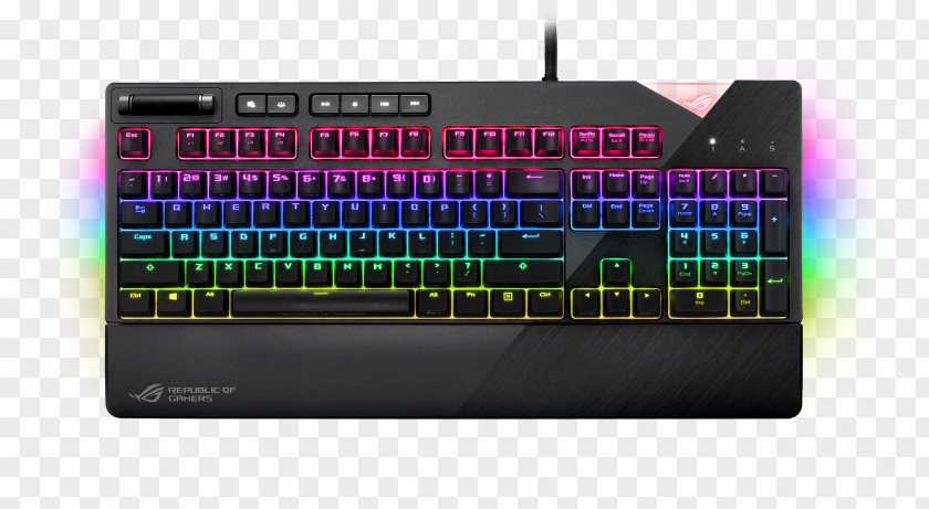 Cherry Computer Keyboard Gaming Keypad Republic Of Gamers Asus PNG