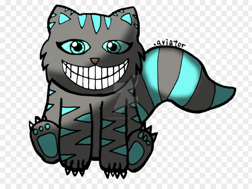 Cheshire Cat Tail Teal Clip Art PNG