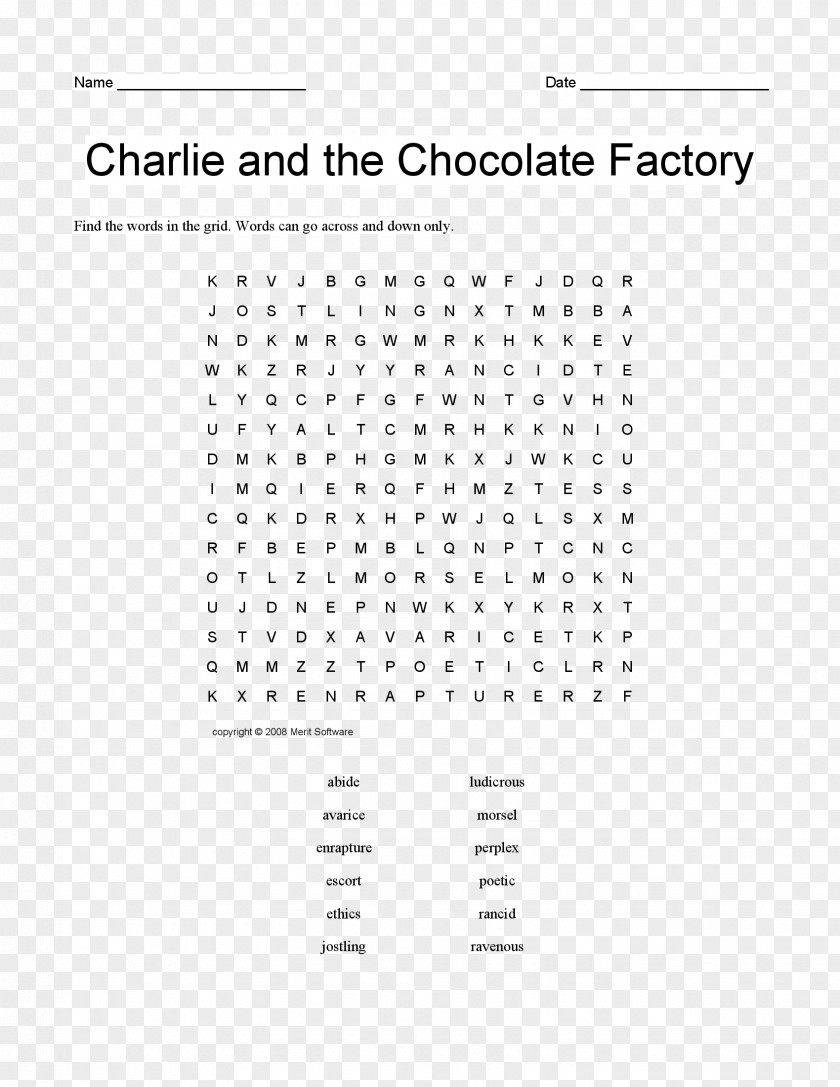 Roald Dahl Day Christmas Word Search Puzzles Document Pattern Product Design PNG