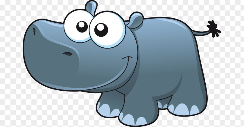 Big Eyes Cartoon Hippo Pattern Hippopotamus Drawing Clip Art PNG