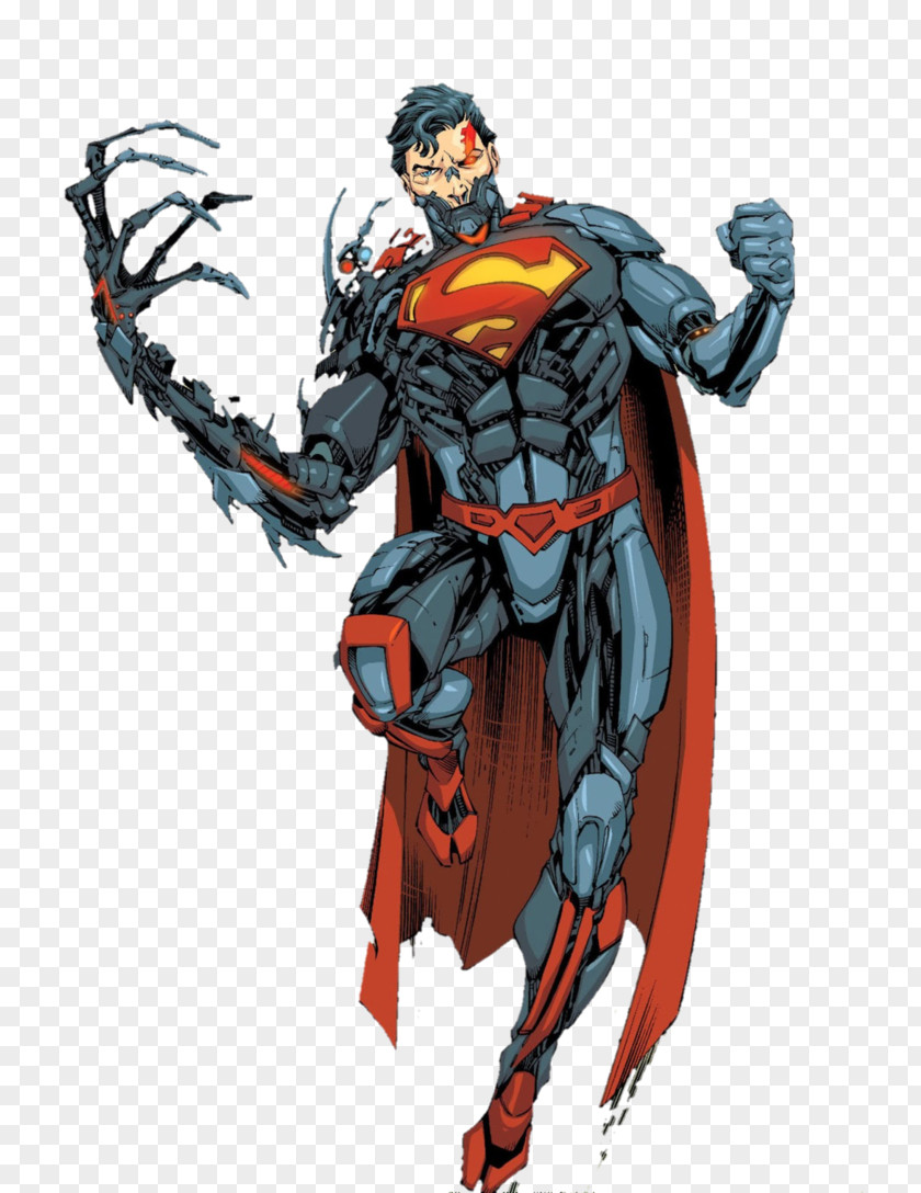 Cyborg Superman Supergirl Martian Manhunter Hank Henshaw PNG