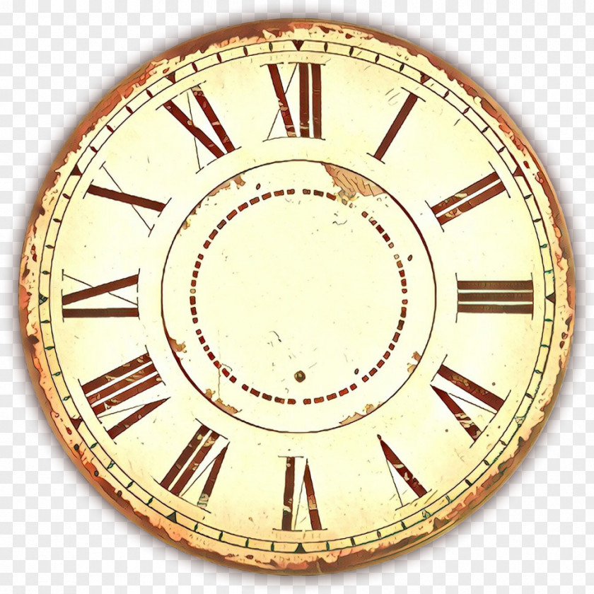 Metal Interior Design Clock Face PNG