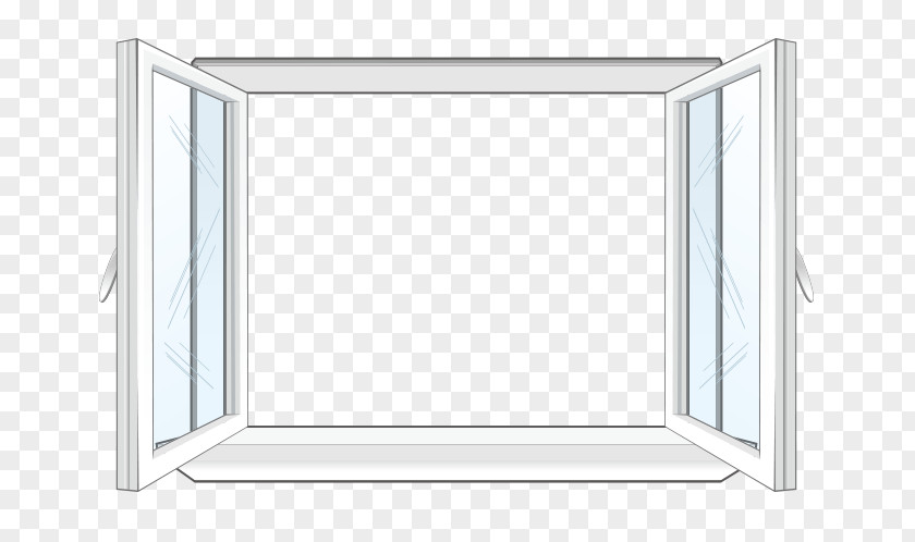 Open Windows On White Vector Window Cartoon PNG