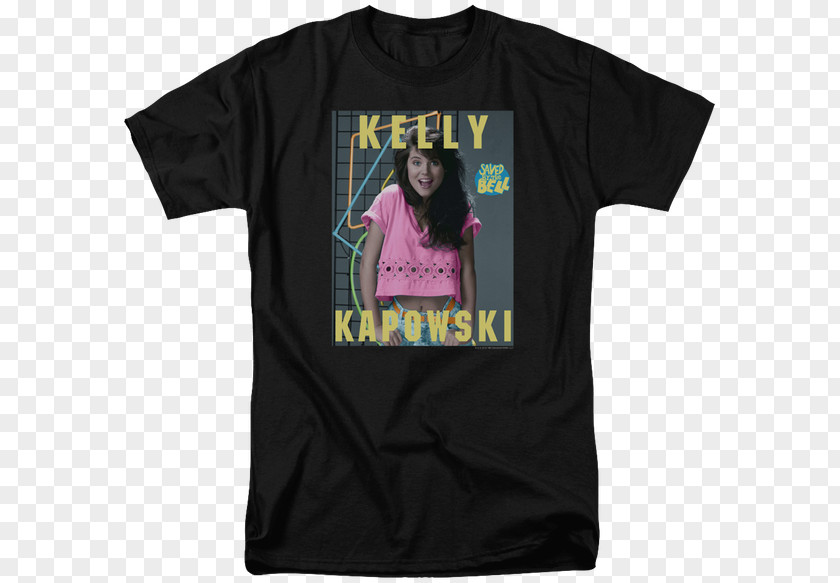 T-shirt Kelly Kapowski Neckline Sleeve PNG