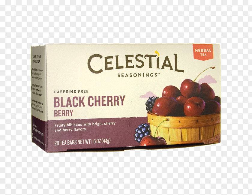 Tea Herbal Berry Celestial Seasonings Black Cherry PNG