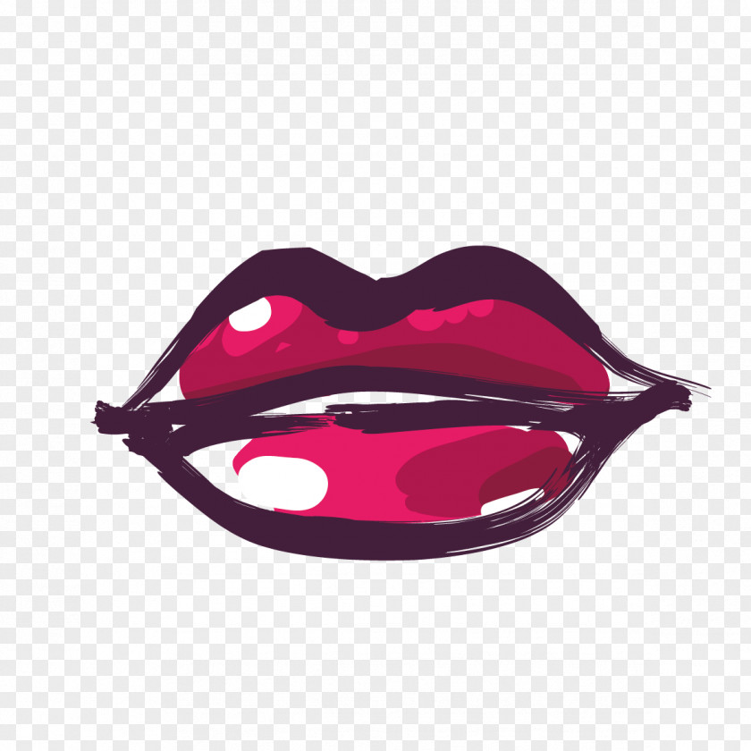 Vector Lips Lipstick Make-up Download PNG