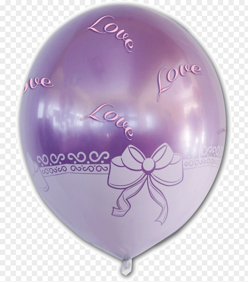 Balloon Toy Latex Oval Purple PNG