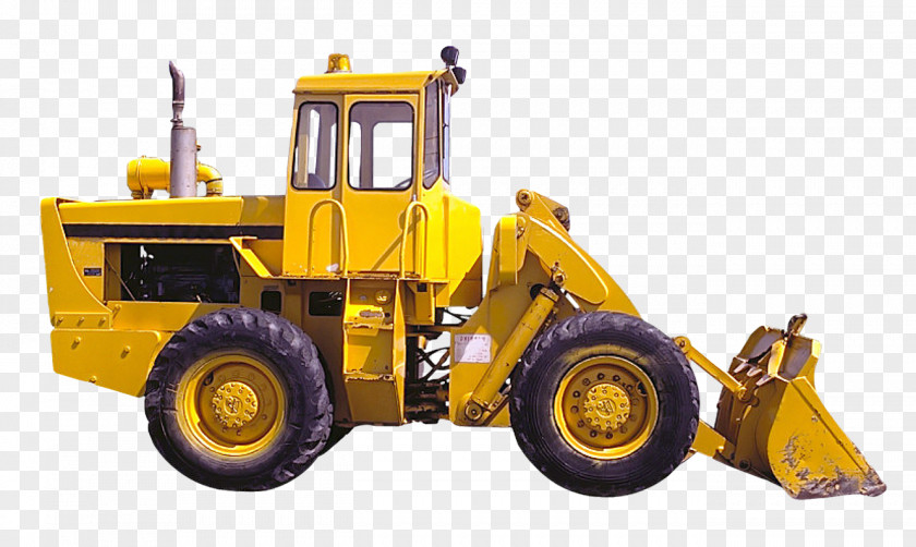 Bulldozer Tractor Transparency And Translucency Sticker PNG