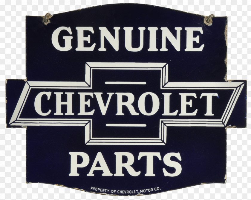 Chevrolet Enamel Sign Vitreous Advertising Paint PNG