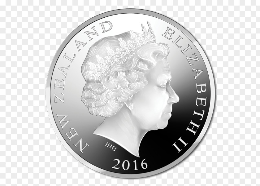Coin New Zealand Dollar Proof Coinage Silver PNG