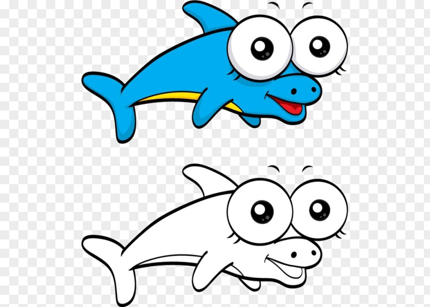 Cartoon Dolphin Material Royalty-free Illustration PNG