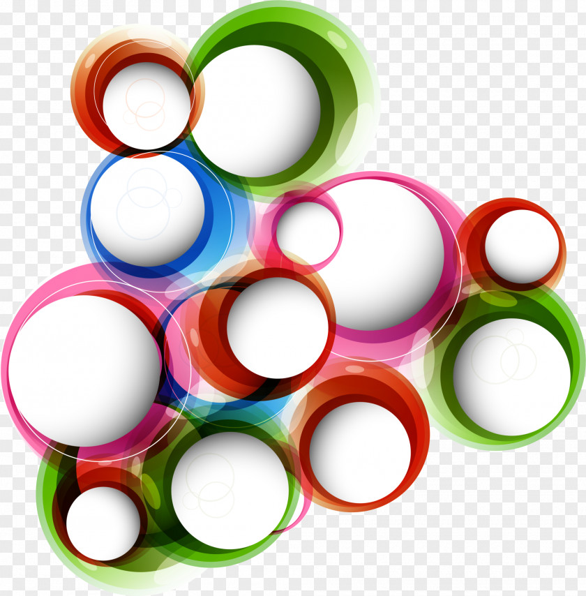 Colored Circle Background Euclidean Vector PNG