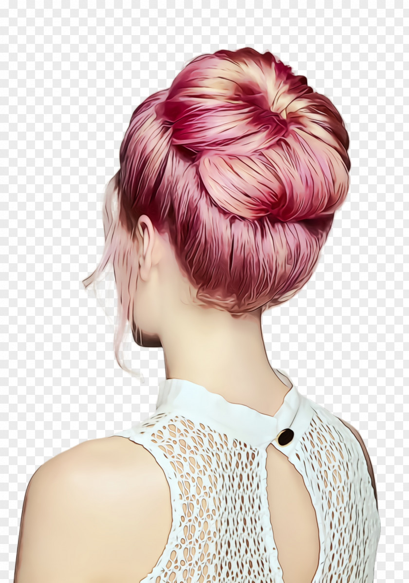 Costume Fashion Accessory Hair Hairstyle Chin Pink Coloring PNG