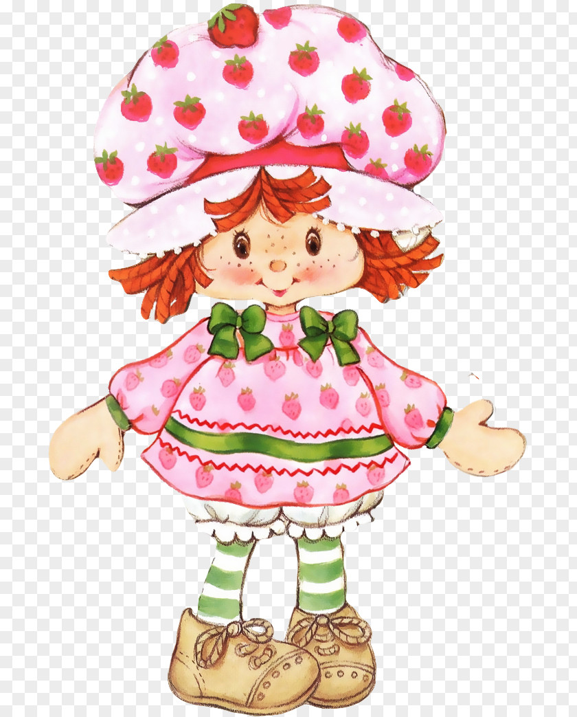 Doll Strawberry Shortcake Paper PNG