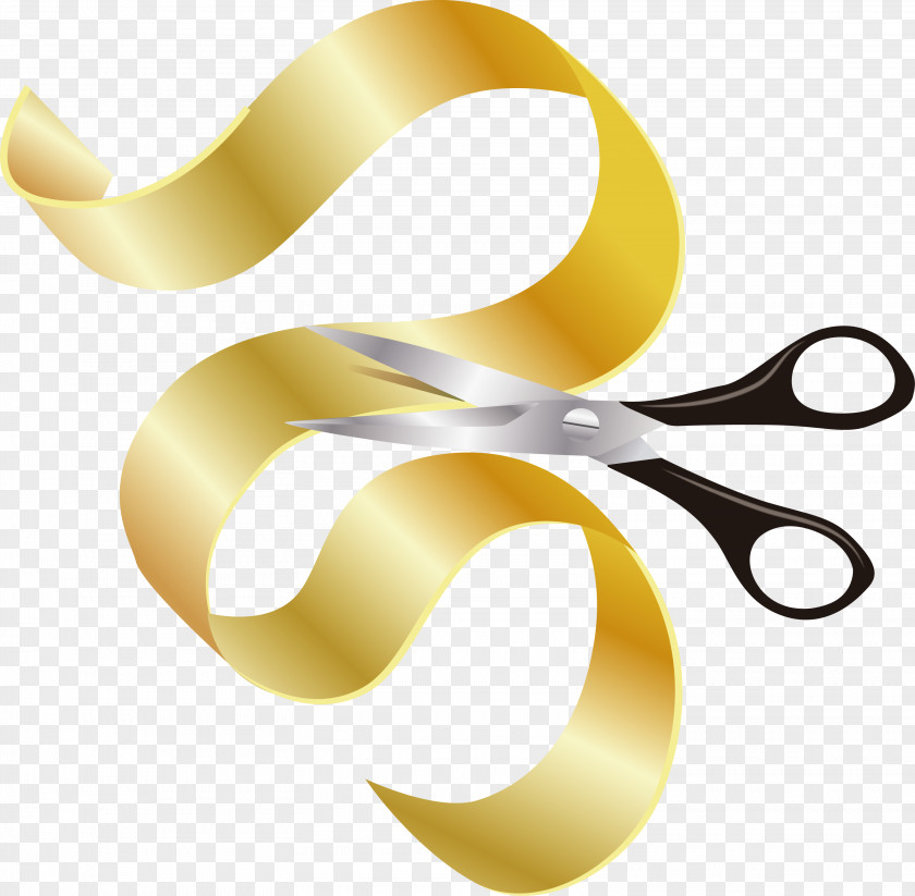 Golden Ribbon Poster PNG