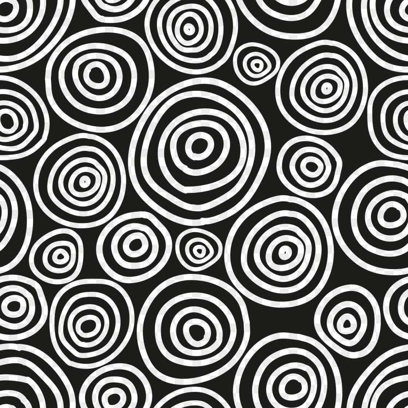 Shading Background Watermark,Cartoon Painted Circle Swirl Black And White Download Cartoon PNG