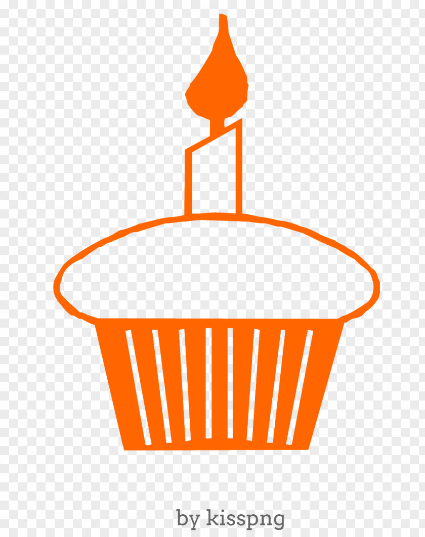 Tshirt Happy Birthday Cupcake Transparent Clipart. PNG