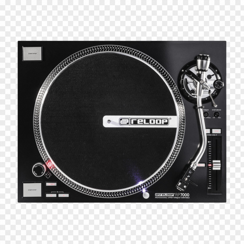 Turntable Turntablism Disc Jockey Reloop RP-8000 Direct-drive Phonograph Record PNG