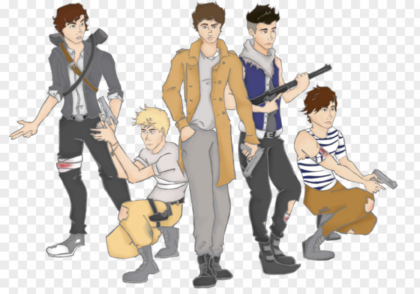 Apocalypse One Direction Cartoon Drawing Fan Art PNG