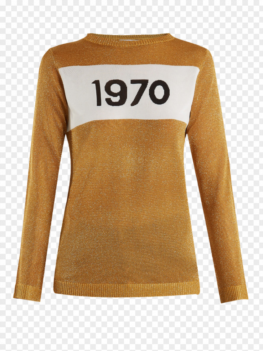 Intarsia Dado T-shirt Sweater Crew Neck Sleeve Fashion PNG