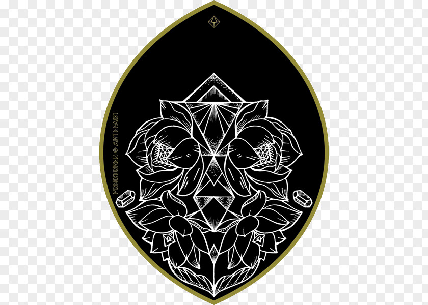 Lotus Leaf Emblem PNG