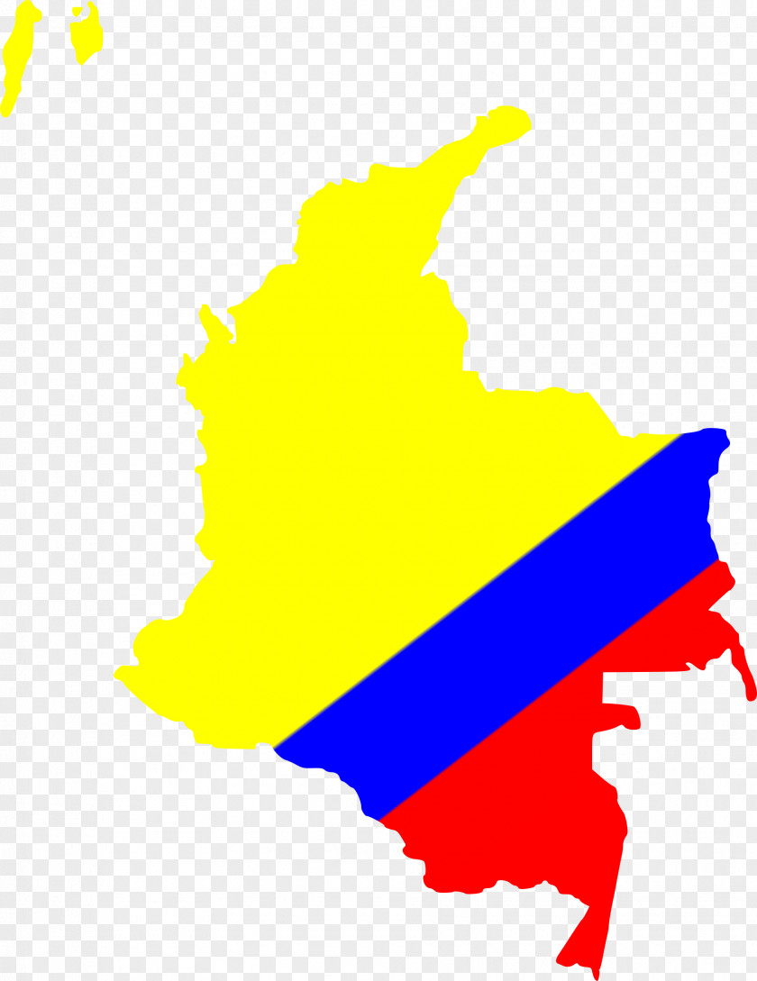 Map Flag Of Colombia Gran PNG