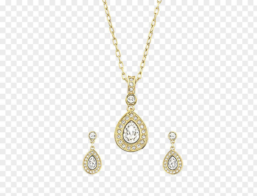 Necklace Earring Locket Gold Jewellery PNG