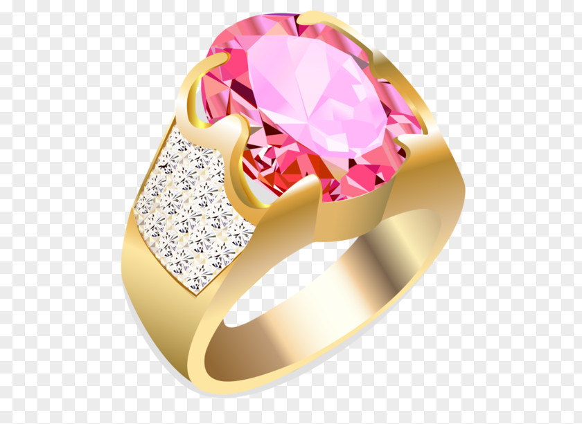 Pink Diamond Ring Royalty-free Stock Photography Illustration PNG