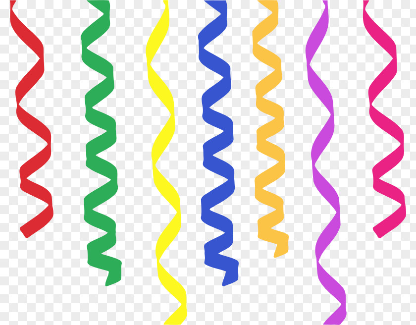 Streamers Paper Awareness Ribbon Color Clip Art PNG