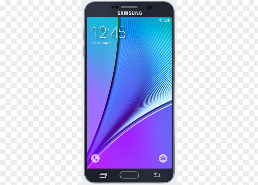 Broken Screen Phone Samsung Galaxy Note 5 LTE Verizon Wireless Smartphone PNG