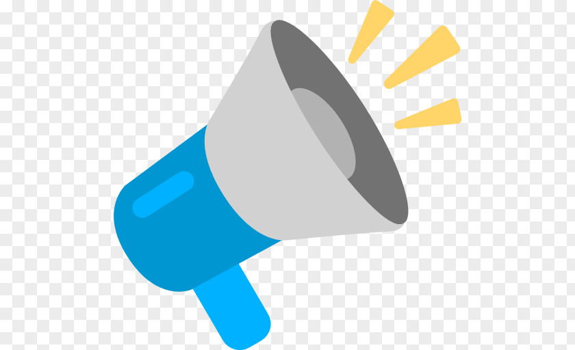 Emoji Megaphone Loudspeaker Information SMS PNG