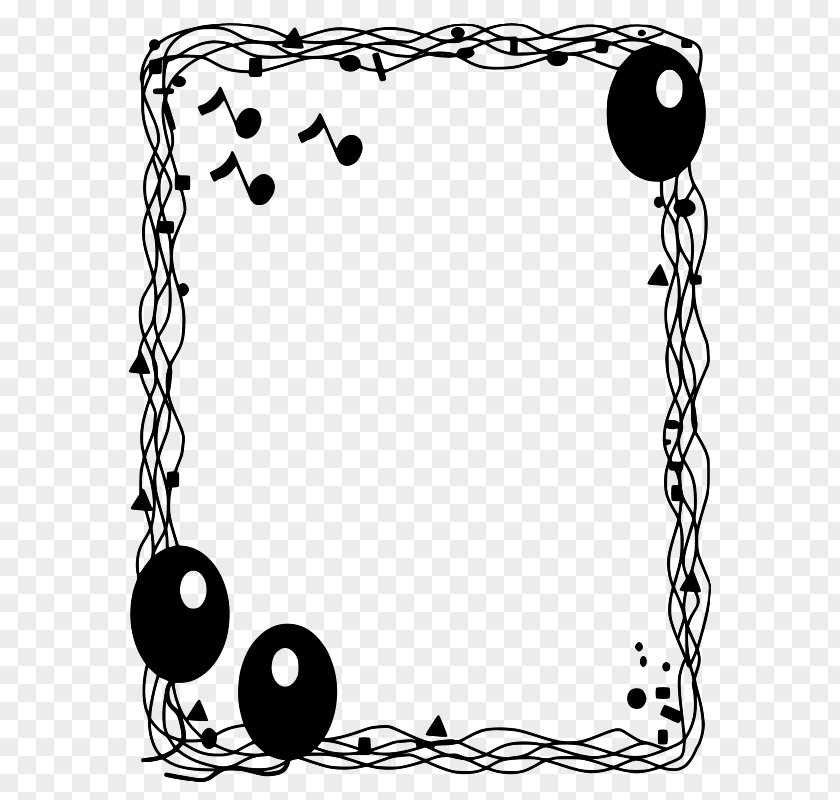 M Picture Frames Point Line Clip Art Black & White PNG