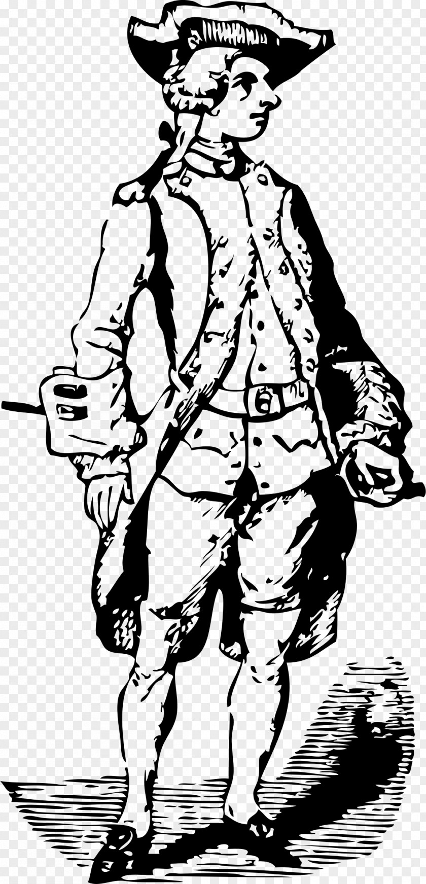 Soldier American Revolutionary War Red Coat Drawing PNG