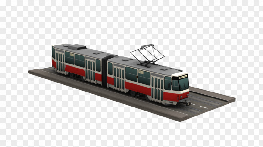 Train Railroad Car Trolley Tatra Rail Transport PNG