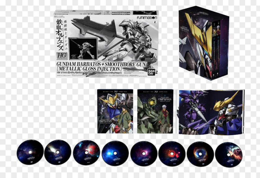 Season 1 Box Set4 Seasons Hull Ltd Blu-ray Disc Mikazuki Augus Mobile Suit Gundam: Iron-Blooded Orphans PNG